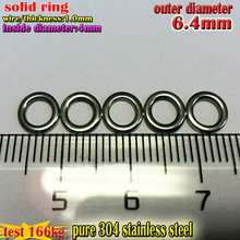 fishing lures ring Size 1.0*4mm*6.4mm  Quantity 200pcs/lot Material 304stainless steel 2024 - buy cheap
