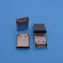 2 uds USB 3,1 tipo C conector de enchufe hembra 24pin 180 grados Vertical PCB alta velocidad conectores para hacer bricolaje 2024 - compra barato