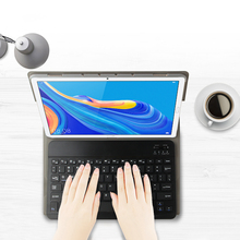 Capa protetora para tablet, capa inteligente para teclado bluetooth, com caneta, para huawei mediapad m6 10.8 2024 - compre barato
