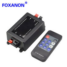 Foxanon 11key 12-24V Wireless Remote LED Light Single Color RF Dimmer Controller For 5050 3528 3014 2835 Led Strip lamps Light 2024 - buy cheap