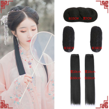 Hanfu costume wig tire modelling ancientry dovetail deserve to act the role of television set ancient hairstyle horn pad 2024 - buy cheap