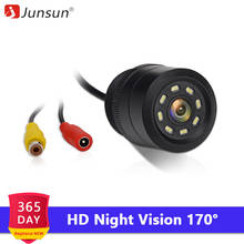 Junsun Car DVD Rear View Camera 8 LED HD With Night Vision 170 Degree Waterproof Reverse Camera 2024 - buy cheap