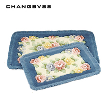 Carpet For Bedroom Flower Printing Classic Bathroom Carpet Anti-Slip Floor Mat For Toilet Rug Alfombra Tapete Para Banheiro Mat 2024 - buy cheap