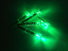 12PK Crossbow Predator Lighted Nocks Half Moon Green color OD 7.6mm 2024 - buy cheap
