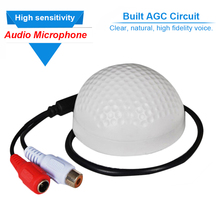 CCTV Security Camera DVR Microphone Wide Range High Sensitivity Audio MIC Sound Pickup Low Noise Clear Natural Voice AGC Circuit 2024 - buy cheap