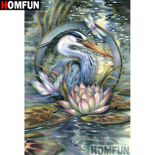 HOMFUN Full Square/Round Drill 5D DIY Diamond Painting "bird" Embroidery Cross Stitch 5D Home Decor Gift A08868 2024 - buy cheap