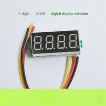 4 Digit 0.36" Digital Voltmeter multimeter 0-33V Three wires Voltage car Panel Meter LED 5 pieces/lot 2024 - buy cheap