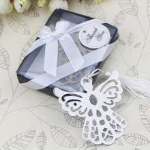 Angel Bookmark for Baptism Baby Shower Souvenirs Party Christening Giveaway Gift Wedding favor 50pcs Students return school gift 2024 - buy cheap
