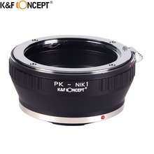 K & f concept para lente de câmera, anel adaptador para montagem de lente de câmera, compatível com pentax k, para nikon 1 v-1 2024 - compre barato