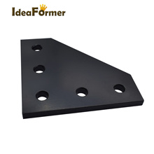 5 Hole 90 Degree Joint Board Plate Corner Angle Bracket Connection Joint Strip for Aluminum Profile 2020 20x20 with 5 holes 2024 - buy cheap