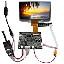 VGA AV LCD Driver Board KYV N2 V1 7inch AT070TN92 800x480 LCD Screen 2022 - buy cheap