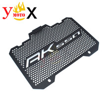 Black Scooter Motorcycle Grille Radiator Cover Guard Protect Stainless Steel Net For KYMCO AK550 AK 550 2017 2018 2024 - buy cheap