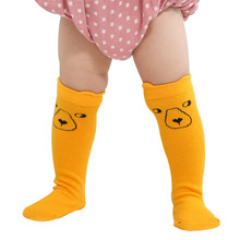 Child Boys Girls Knee High Socks for Toddler Kids Non-Slip Cartoon Animal Baby Children Socks Anti Slip Long 0-4 Years 2024 - buy cheap