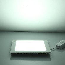 Painel de luz de led quadrado suspenso, 3w, 9w, 12w, 15w, 25w, branco quente, frio, luminária para teto, envio grátis 2024 - compre barato