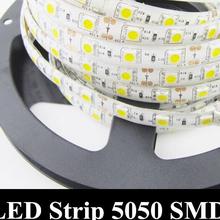 SMD 5050 waterproof LED Strip led flexible light 60Led/m DC 12V White / Warm white / Red /Green /Blue / RGB 2024 - buy cheap