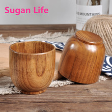 Sugan Life Natural Jujube Wooden Cup Tea Cup Drinking Cup Wood Primitive Handmade Water Coffee Cup Drinkware Kitchen Accessories 2024 - buy cheap