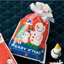 Frete grátis decoração de bolsas plásticas, artesanatos decorativos de bolinhos sobremesas, sacos para presente de natal 2024 - compre barato