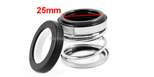Rubber Bellows Ceramic Rotary Ring Mechanical Seal 25mm Internal Dia 2pcs 2024 - buy cheap