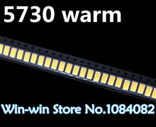 Chip de diodo emisor de luz blanco cálido para LED CCT: 200-5730 K, lámpara LED de 50-55 LM, 0,5 w, 2800 Uds. 2024 - compra barato