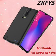 ZKFYS Power Cases 6500mAh External Backup Power Bank Battery Charging Cases For OPPO R17 Pro Portable Charger Battery Case Cover 2024 - buy cheap