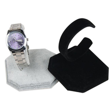 Hot sale da moda Caixa de Relógio de Alto Nível Prateleira C Tipo Design de Jóias Bracelet Watch Display Rack Stand Titular Branco Preto opções 2024 - compre barato