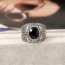 CRLEY ретро мужские кольца гравировочные кольца старинные серебряные ювелирные изделия модные обручальные кольца панк обручальные ювелирные изделия для мужчин 2024 - купить недорого