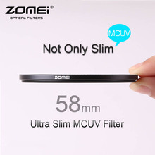 58mm ZOMEI PRO Ultra Slim MCUV 16 Layer Multi Coated Optical Glass MC UV Filter for Canon NIkon Hoya Sony DSLR Camera Lens 58 mm 2024 - buy cheap