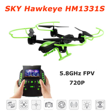 Sky hawkeye 1331s 5.8 ghz fpv, quadricóptero rtf com posição em tempo real, 4 canais, 6 eixos, giroscópio, multicopter com chave única, retorno a controle remoto 2024 - compre barato