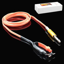 Alta calidad RCA tatuaje Clip naranja de goma de silicona de cable para tatuaje de suministro de Clip de cable de la máquina de tatuaje envío gratis TP-2102 2024 - compra barato