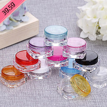 Hot sale 500x5g Empty Plastic Square Cosmetics Cream Jar, colorful cosmetic jars,5ml plastic cosmetic jars wholesale 2024 - buy cheap