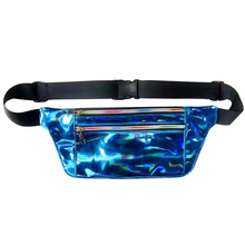 Women Hologram Laser Beach Waist Belt Bag Pouch Shiny Neon Fanny Pack Punk Reflective Travel Purse Shoulder Messenger Bag 2024 - buy cheap