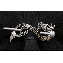 Antique Silver Color Viking Norse Hairpins Viking Runes Hair Stick Barrette Retro Dragon Hair Clips for Long Hair Decor Jewelry 2024 - buy cheap