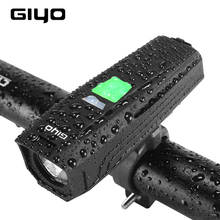 GIYO T6 LED Bike Flashlight USB Rechargeable Headlight For Bicycle 450Lm Strong Cycling Lamp Bike Light Front Handlebar Lantern 2024 - buy cheap