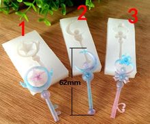 1PC Cartoon Wand UV Resin Epoxy Resin Molds for Jewelry Pendant Silicone Jewelry Tools Necklace Jewelry Making Tools 2024 - buy cheap