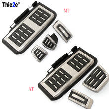 For Volkswagen VW Golf 7 GTi MK7 Seat Leon Skoda Octavia A7 Rapid Audi A3 8V Passat VIII Stainless Steel Pedals Cap MT AT 2024 - buy cheap