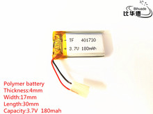 10pcs/lot 3.7V 180mAh 401730 Lithium Polymer Li-Po li ion Rechargeable Battery cells For Mp3 MP4 MP5 2024 - buy cheap