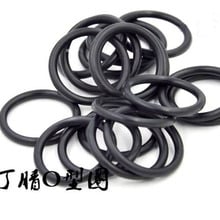 20 piezas de cable de 2,65mm de diámetro de silicona negro O anillo de 36,5mm-47,5mm de diámetro interior impermeable aislamiento de goma banda de la abrasión resis 2024 - compra barato