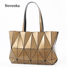 Женские кожаные сумки Nevenka, роскошные сумочки и сумочки с геометрическим узором, светящиеся сумочки для женщин 2018 2024 - купить недорого