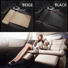 Universal Car Seat Cushion Foot Support Pillow Leg Support Longer Leather Knee Pad Thigh Support Pillow Interior Car Accessories 2024 - buy cheap