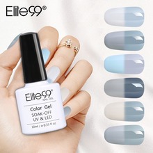 Elite99 Elegant Grey Color-changing Thermal Gel Lacquer 10ml Temperature Changing Nail Gel Polish Soak Off UV LED Gel Varnish 2024 - buy cheap