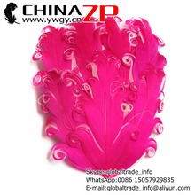 Retail and Wholesale from CHINAZP Factory 50pcs/lot Natural Hot Pink and Light Pink Goose Nagorie Baby Feather Pad Headband 2024 - buy cheap