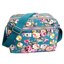 Маленькая женская сумка через плечо в Корейском стиле, модные женские сумки-мессенджеры с цветочным принтом, женские холщовые сумки, сумка для мам PT1195 2024 - купить недорого