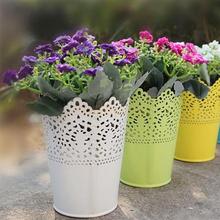 Cute Out Metal Pen Pencil Pot Holder Container Table Tidy Organizer Office Home Window Desk Planter Pot 2024 - buy cheap