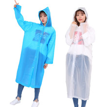 Capa de chuva feminina moda feminina transparente capa de chuva reutilizável adulto à prova dgear água engrenagem 2024 - compre barato