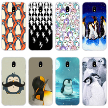 41H Penguin Party-funda de silicona Tpu para teléfono, suave, para Samsung j3, j5, j7, 2016, 2017, a3, 2016, a5, 2017, a6, 2018 2024 - compra barato