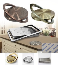Stainless Steel Flush Recessed Built-in Balance Swing Flap Lid Cover Trash Bin Garbage Can Kitchen Counter Top 2024 - buy cheap