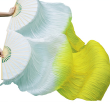 Velos de seda chinos de alta calidad para mujer, abanicos del baile del vientre, baratos, gran oferta, blancos y amarillos, 2018 2024 - compra barato