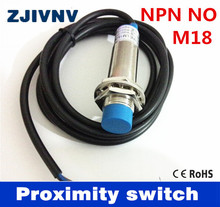 cylinder type M18 NPN NO DC6-36V three wires proximity inductive switch non-flush type high quality CE Approval free shipping 2024 - buy cheap