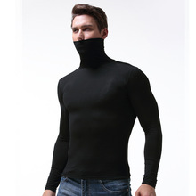 Underwear men modal elastic tight undershirt high neck long johns soft and breathable shapers 2024 - buy cheap