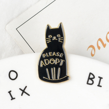 Adopt me Cat pins Cat lover brooches Pinback Badge Backpack Bag Hat Leather Jackets Fashion Accessory Men Women 2024 - buy cheap